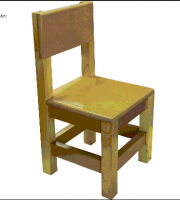 SILLA DE MADERA 